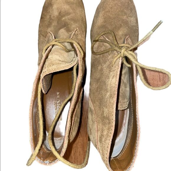 White Mountain tan chestnut booties - Picture 4 of 9